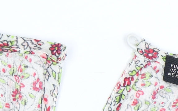 Zara Basic Women's Floral Long Sleeve Blouse XS