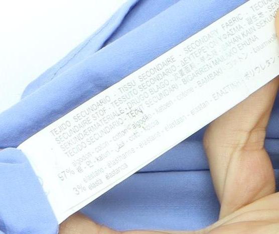 Zara Women's Blue Puff Sleeve Dress Size 12