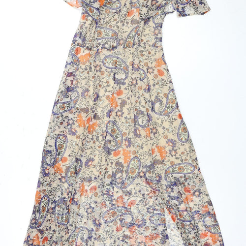 Anthropologie Women's Multicoloured A-Line Dress XS