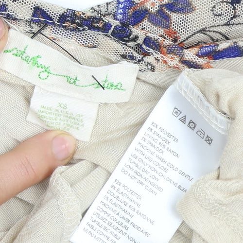 Anthropologie Women's Multicoloured A-Line Dress XS