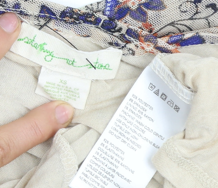 Anthropologie Women's Multicoloured A-Line Dress XS