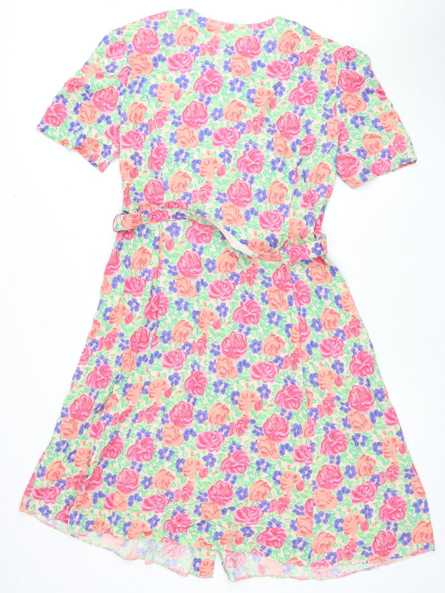 Marks & Spencer Women's Multicoloured Floral Dress Size 16