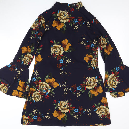 Yoins Women's Multicoloured Floral M Dress
