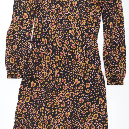 Vero Moda Women Animal Print Long Sleeve Dress Size 8