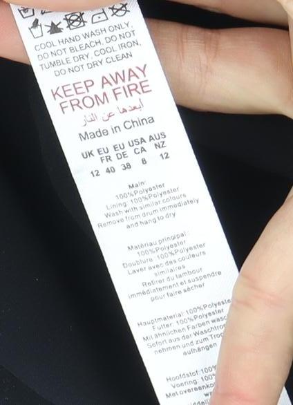 PrettyLittleThing Women's Black Sleeveless Dress