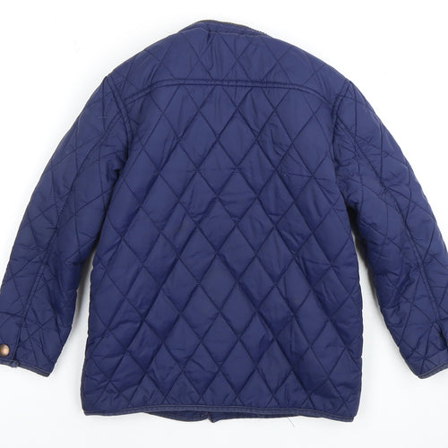 John Lewis Boys Blue Quilted Jacket, 5 Years, Casual
