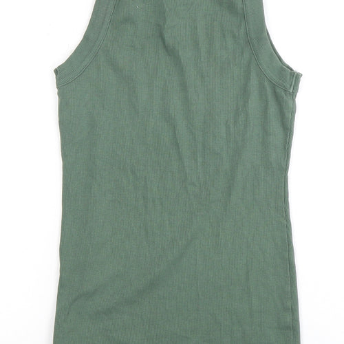 ASOS Women Green Tank Dress Size 10 Casual Sleeveless