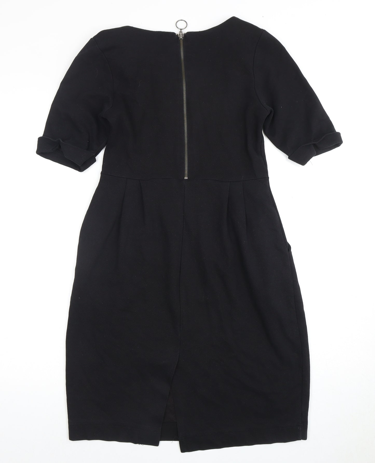 H&M Women's Black Knee Length Sheath Dress 6