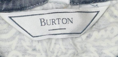 Burton Men's Blue Geometric Print T-Shirt L