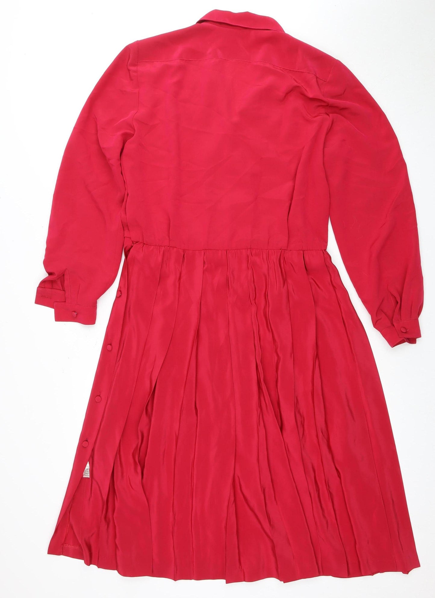 Inger Rose London Red Collared Dress Size 12