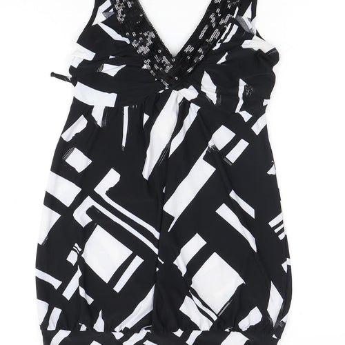 New Look Women's Black Size 8 Sleeveless Dress