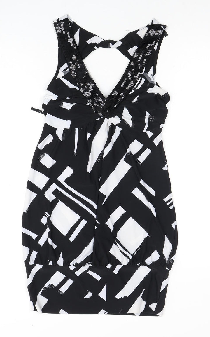 New Look Women's Black Size 8 Sleeveless Dress