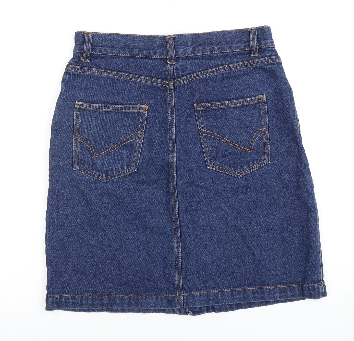 Only Women's Blue Denim Skirt Size 6 with Pockets