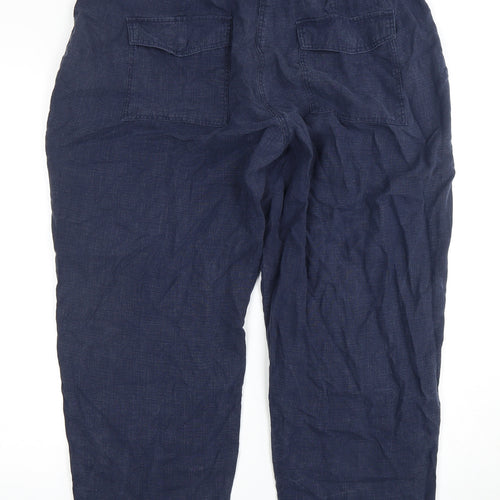 Marks and Spencer Women's Blue Size 18 Trousers