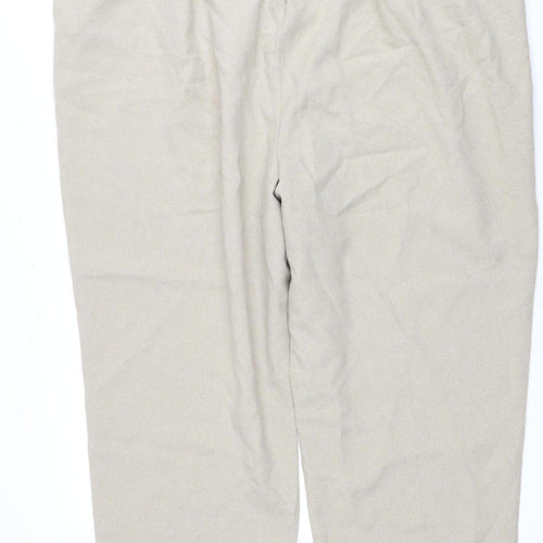 Bm Collection Beige Women’s Trousers Size 24