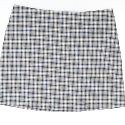 Monki Women's Multicoloured Check Skirt Size 20