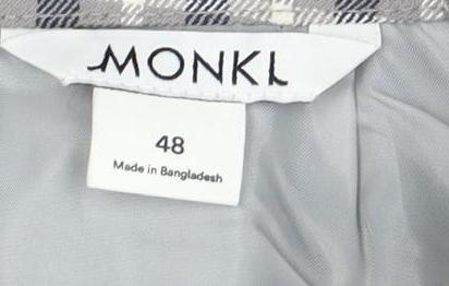 Monki Women's Multicoloured Check Skirt Size 20