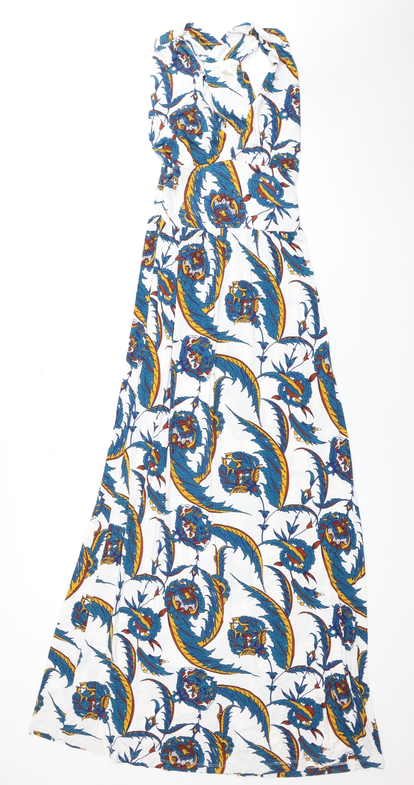 H&M Women's Multicoloured Sleeveless Dress XS