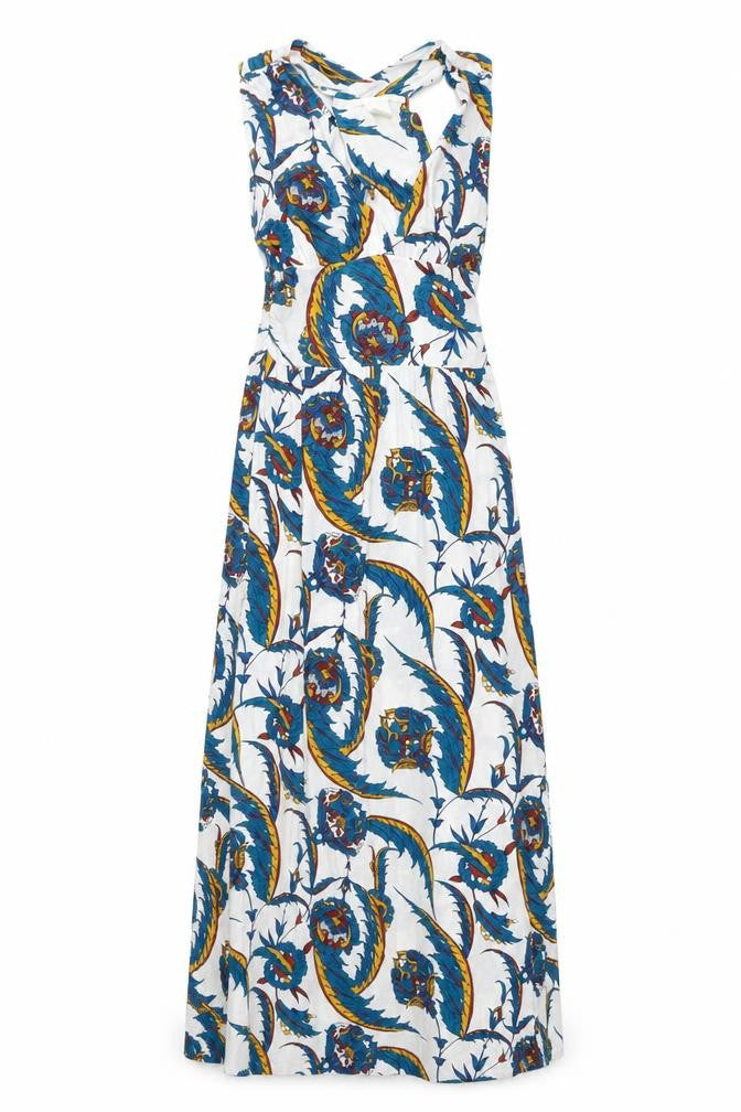 Front view of H&M Women's Multicoloured Sleeveless Dress XS