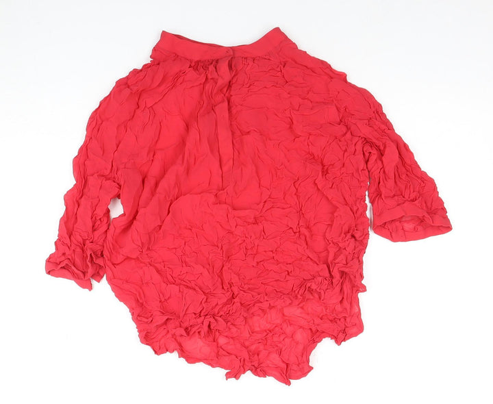 Next Women's Red Long Sleeve Blouse Size 18