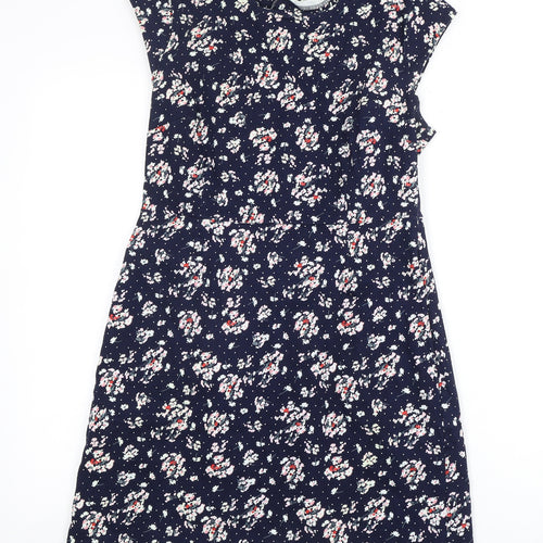 Louche Women's Multicoloured Floral Shift Dress Size 8