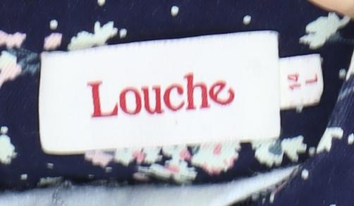 Louche Women's Multicoloured Floral Shift Dress Size 8