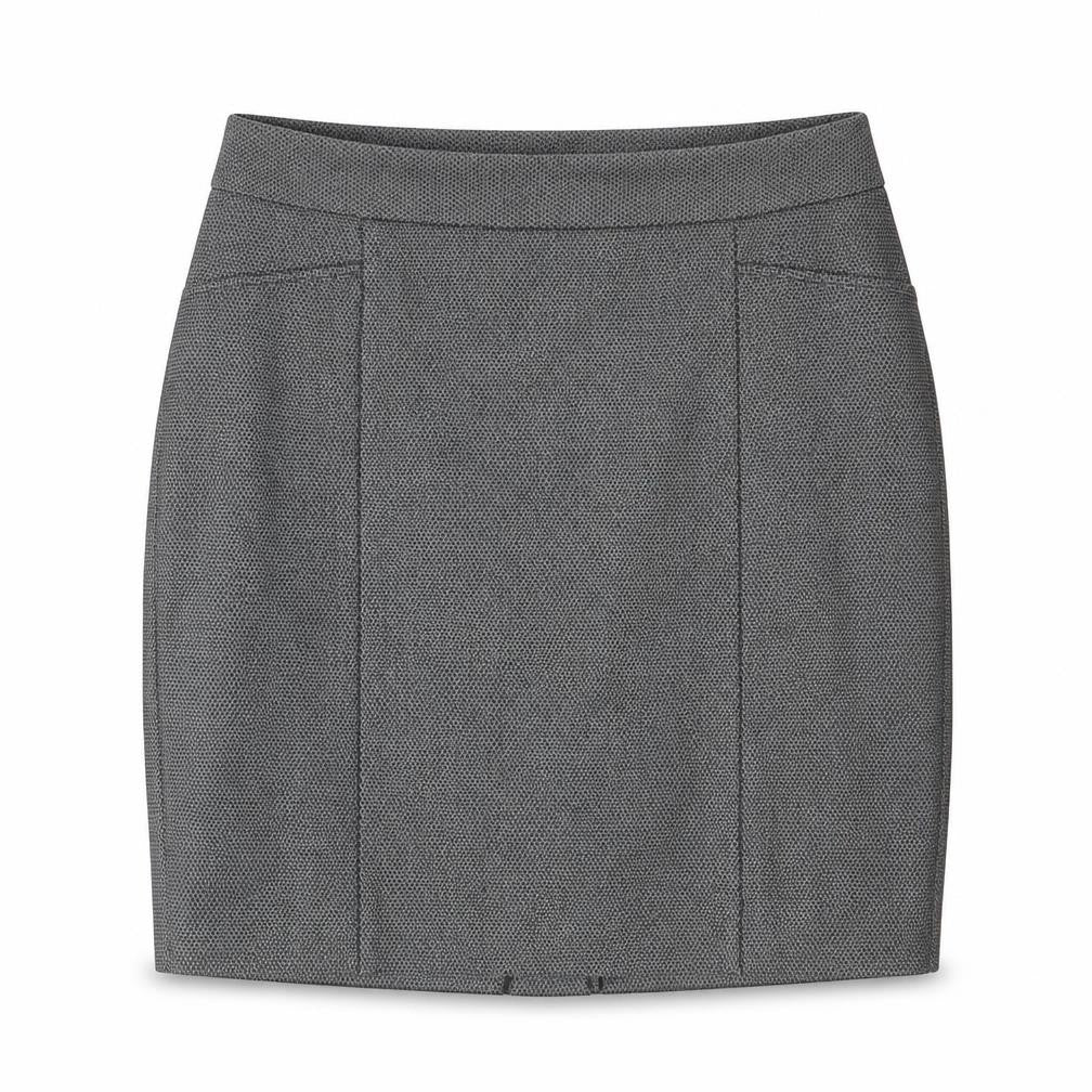 Front view of Next Women's Grey Pencil Skirt, size 10, Workwear