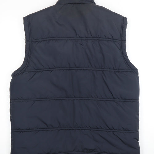 Marks and Spencer Men's Blue Puffer Waistcoat L