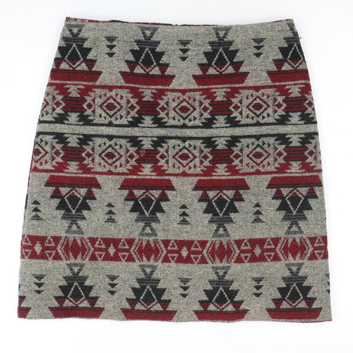 Marks and Spencer Women's Multi Geometric Pencil Skirt Size 12