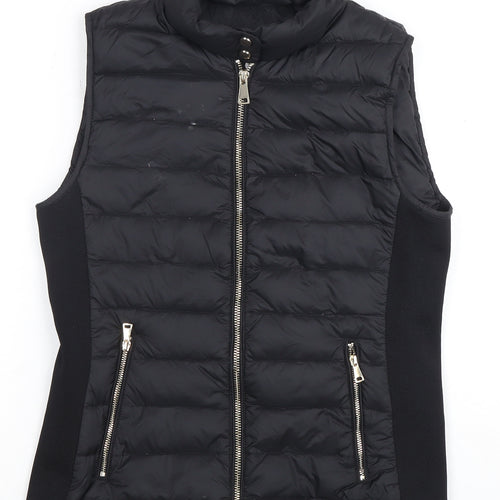 Zara Women's Black XS Puffer Waistcoat