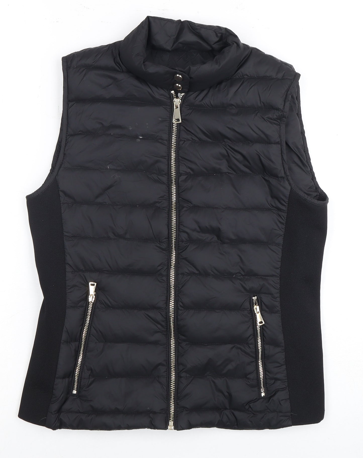 Zara Women's Black XS Puffer Waistcoat