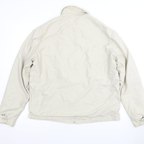 Petroleum Men's Beige M Jacket, Full Zip, Casual Mid-Length