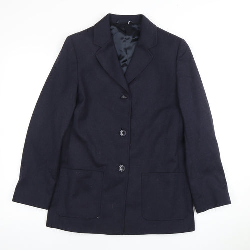 Next Women's Black Suit Jacket Size 8 Wool Blend