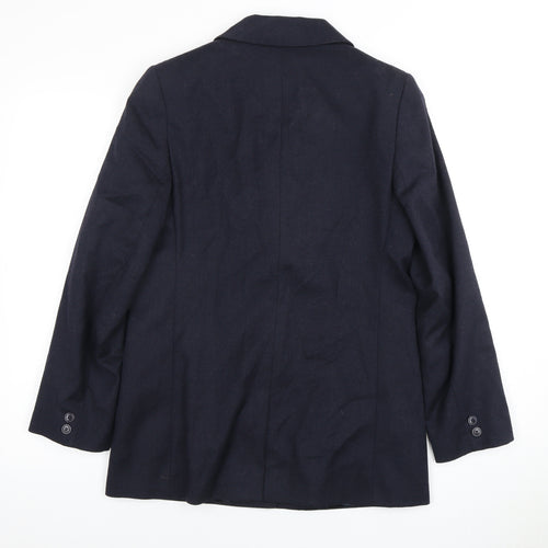 Next Women's Black Suit Jacket Size 8 Wool Blend