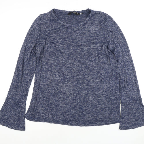 Dorothy Perkins Women’s Blue Flared Sleeve Top Size 14