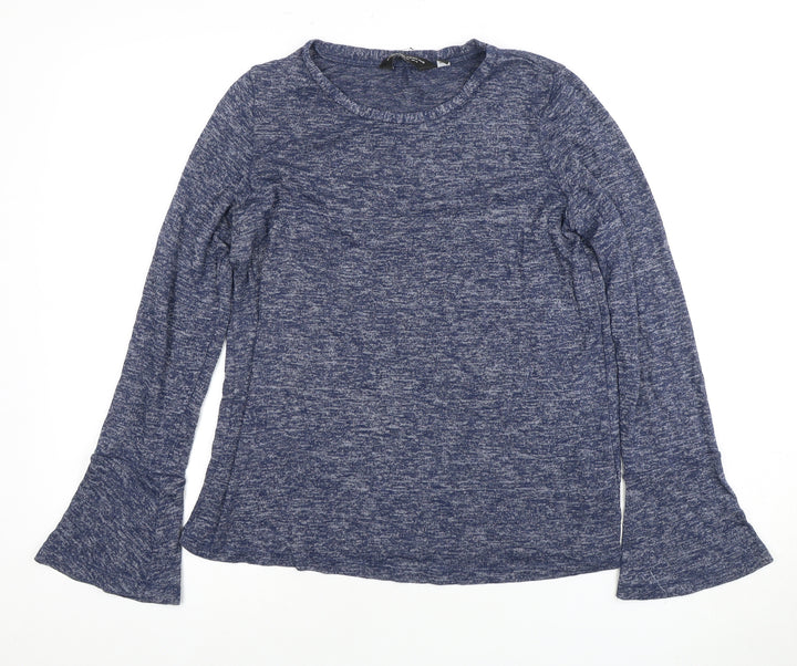 Dorothy Perkins Women’s Blue Flared Sleeve Top Size 14