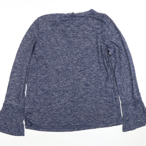 Dorothy Perkins Women’s Blue Flared Sleeve Top Size 14