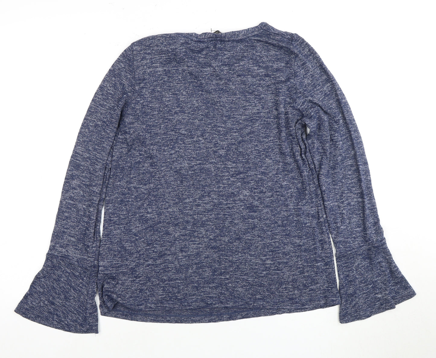 Dorothy Perkins Women’s Blue Flared Sleeve Top Size 14