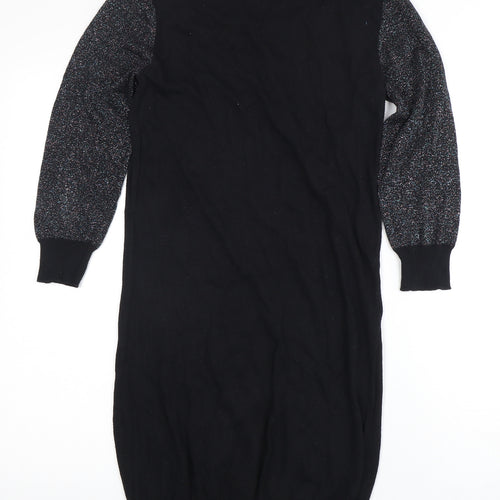 Next Women's Black Jumper Dress Size 8