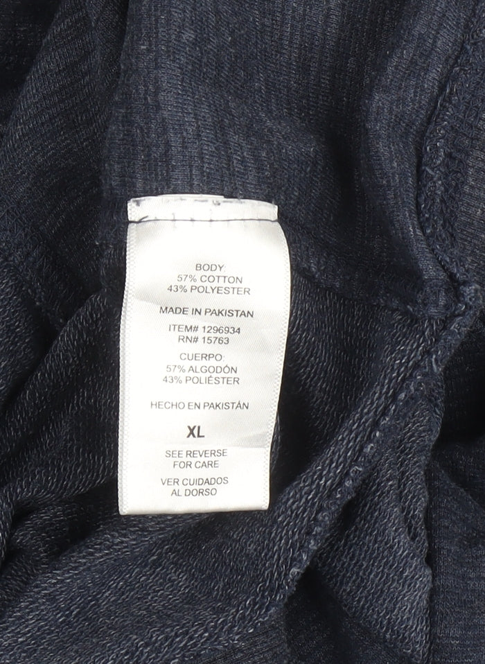 Champion Men's Blue XL Sweatshirt, Logo, Crew Neck