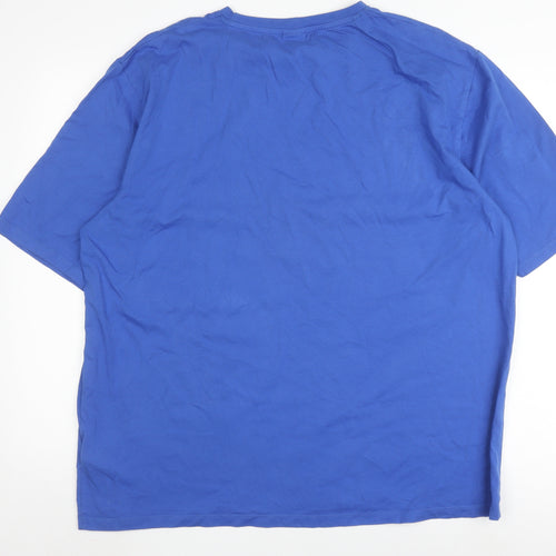 883 Police Men's Blue 2XL T-Shirt with Logo