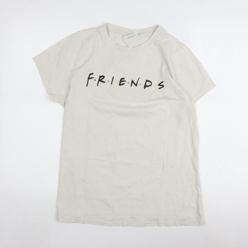 George Women's Beige Friends T-Shirt, Size 14, Casual