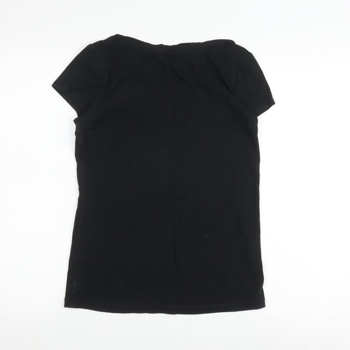 Ann Taylor LOFT Women's Black T-Shirt, Size M