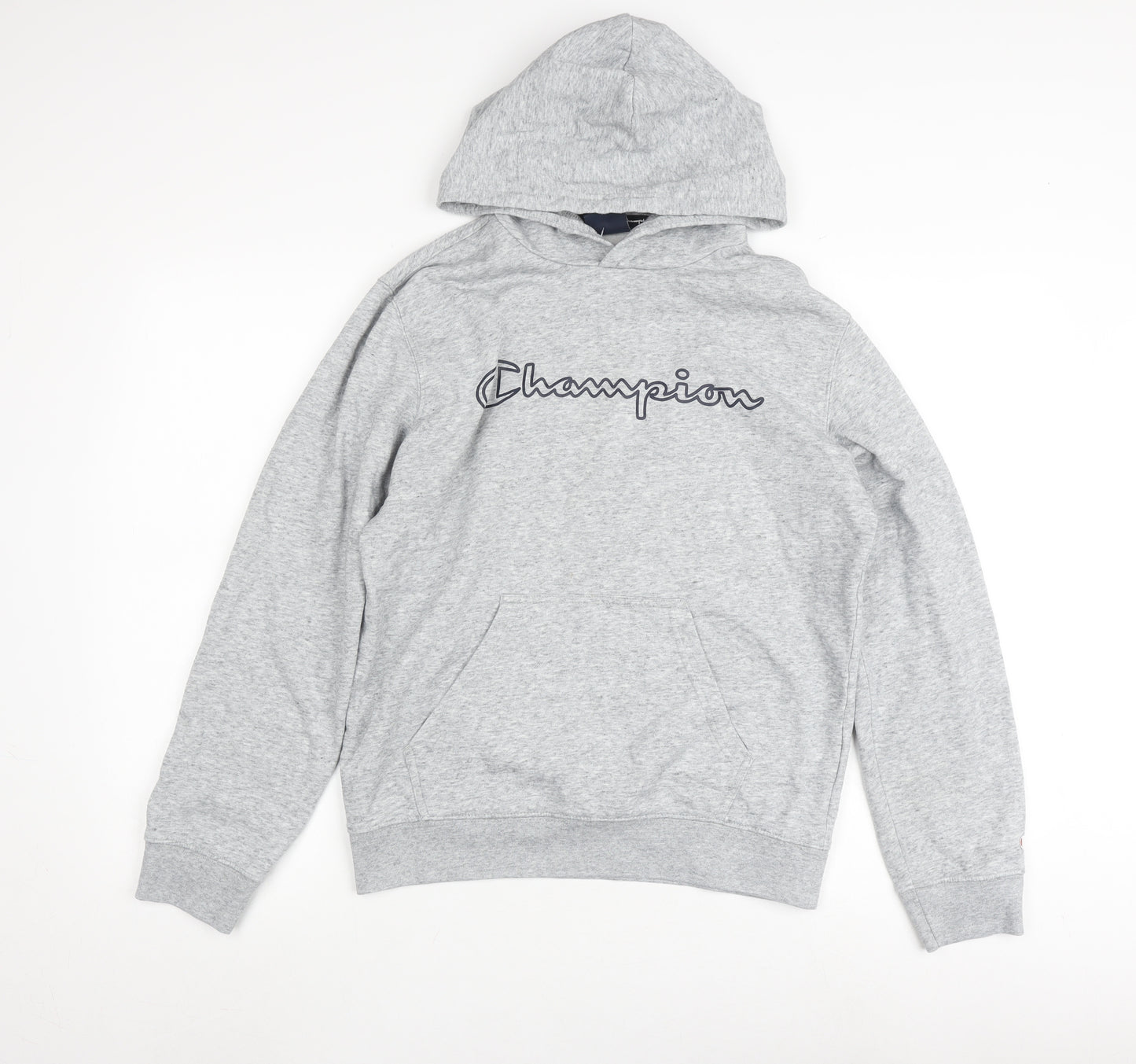 Champion Men's Grey Pullover Hoodie, Small Size