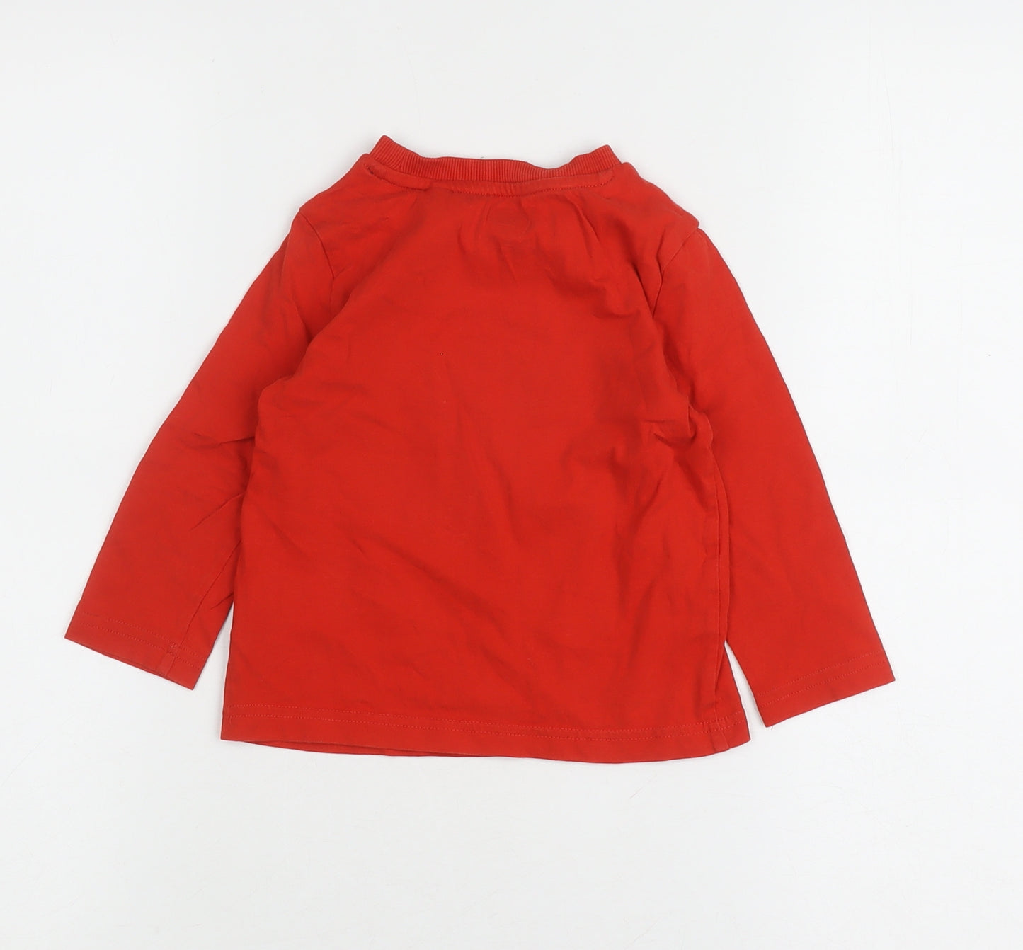 Boys Paw Patrol Red T-Shirt, Long Sleeve, Size 12-18M