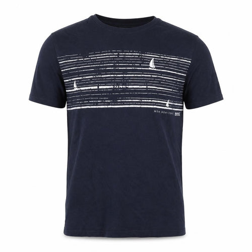 Regatta Men's Navy Graphic T-Shirt Size M