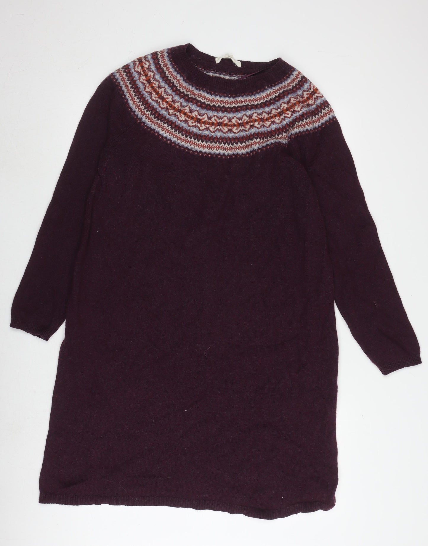 Seasalt Cornwall Women's Purple Jumper Dress Size 14