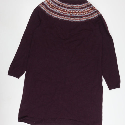 Seasalt Cornwall Women's Purple Jumper Dress Size 14