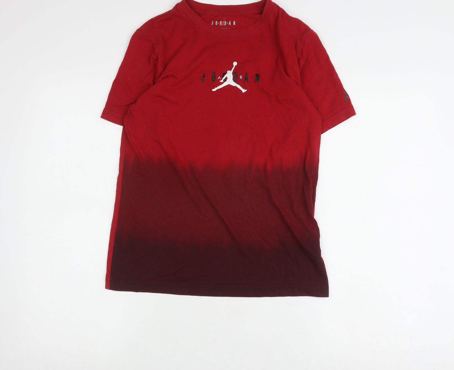 Jordan Boys Red T-Shirt L Regular Fit Logo