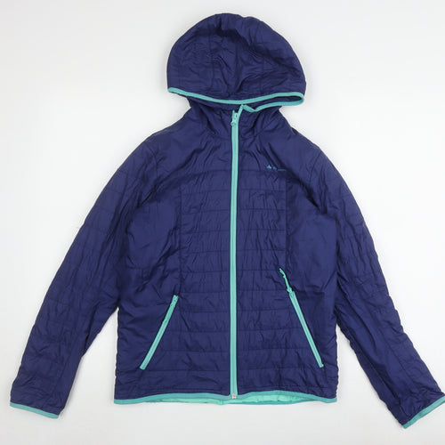 Decathlon Teens Blue Puffer Jacket - Size 16